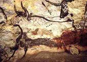 Lascaux cave wall painting depicting an auroch.